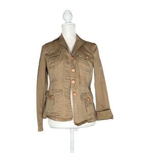 Marc by Marc Jacobs Tan Cotton Blend Blazer - Size 8